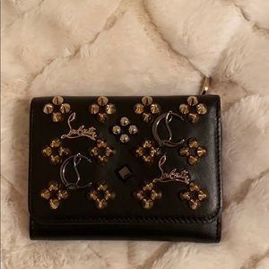 Louboutin Leather mini wallet with coin purse